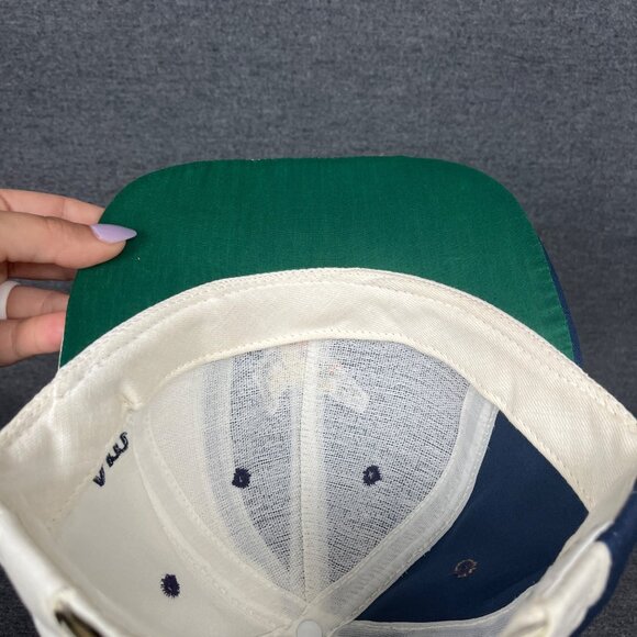 Cali-Fame Blue White Duck Woods Pro AM Adjustable Hat Cap Made in USA - Picture 8 of 11